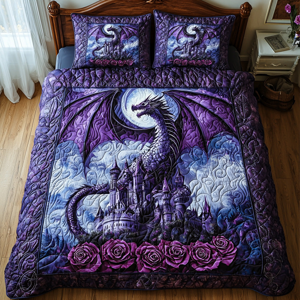 Dragon Storm Quilted Bedding Set Duvet Cover Bed Sheet Set Dragon Items For Lovers Dragon Storm Quilted Bedding Set Duvet Cover Bed Sheet Set Dragon Items For Lovers