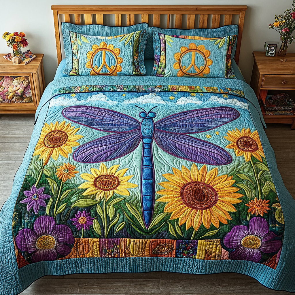 Dragonfly Meadow Quilted Bedding Set Duvet Cover Bed Sheet Set Dragonfly Gift Ideas Dragonfly Meadow Quilted Bedding Set Duvet Cover Bed Sheet Set Dragonfly Gift Ideas