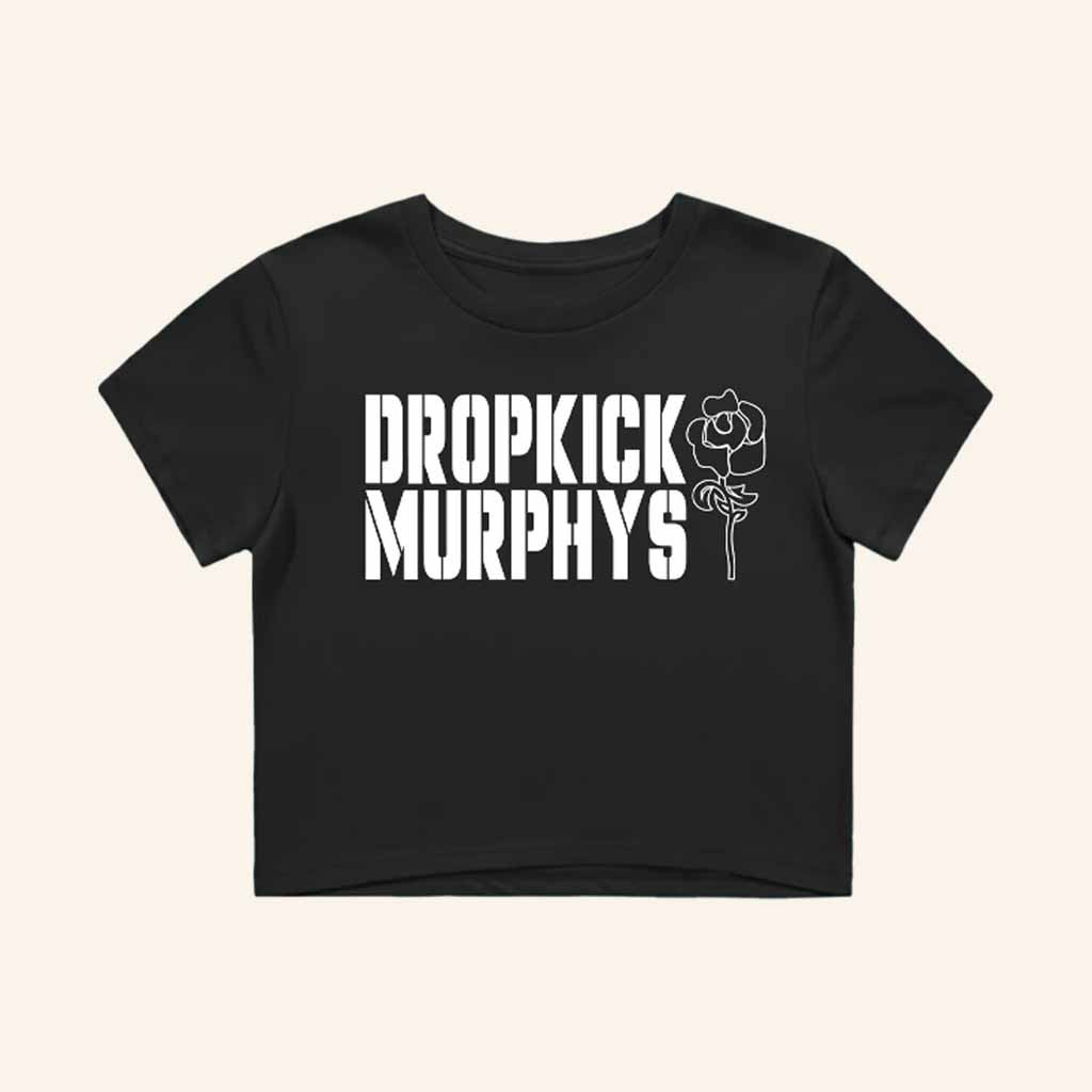 Dropkick Murphys Merch Dropkick Murphys Rose Cropped T-Shirt Gift Ideas For Friend Dropkick Murphys Merch Dropkick Murphys Rose Cropped T-Shirt Gift Ideas For Friend