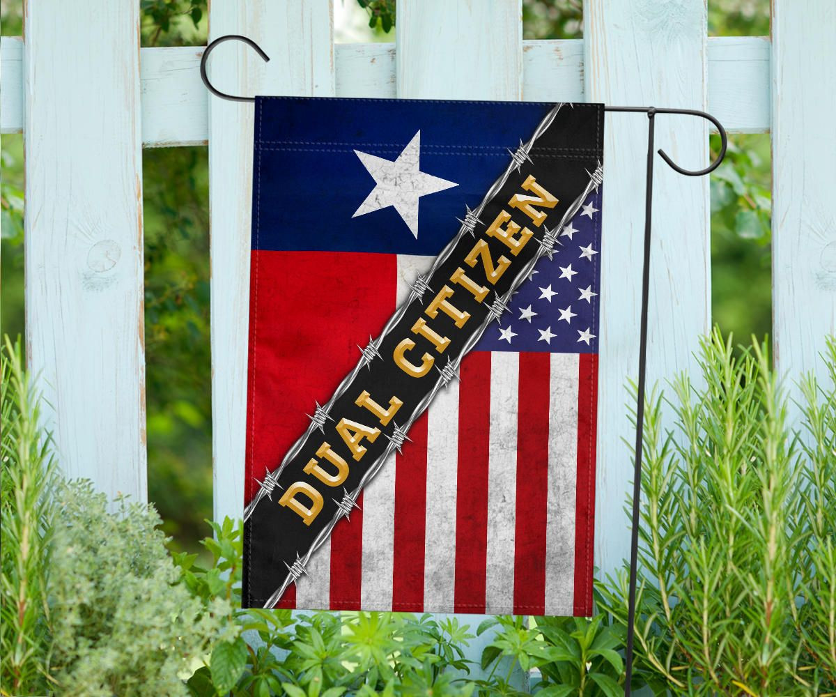 Dual Citizen Texas Flag And American Flag Texas State Proud Texan Flag Patriotic Decor