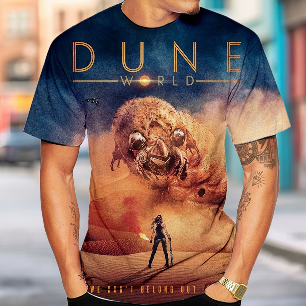 Dune T-Shirt Worm Dune World We Don't Belong Out Here Movie Quote Shirt Gift Dune T-Shirt Worm Dune World We Don't Belong Out Here Movie Quote Shirt Gift