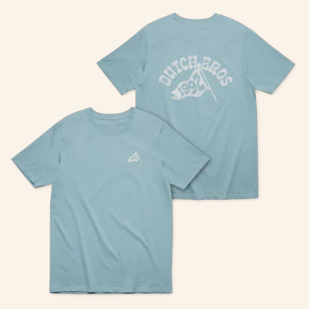 Dutch Bros Merch 1992 Pennant T-Shirt Best Gifts For Coffee Lovers