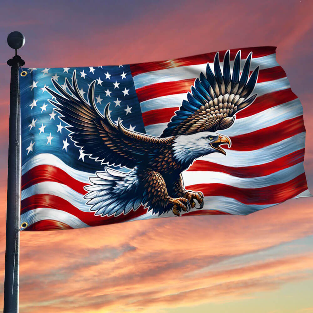 Eagle American Flag Patriotic Eagle USA Flag Home Decor Indoor Outdoor Eagle American Flag Patriotic Eagle USA Flag Home Decor Indoor Outdoor
