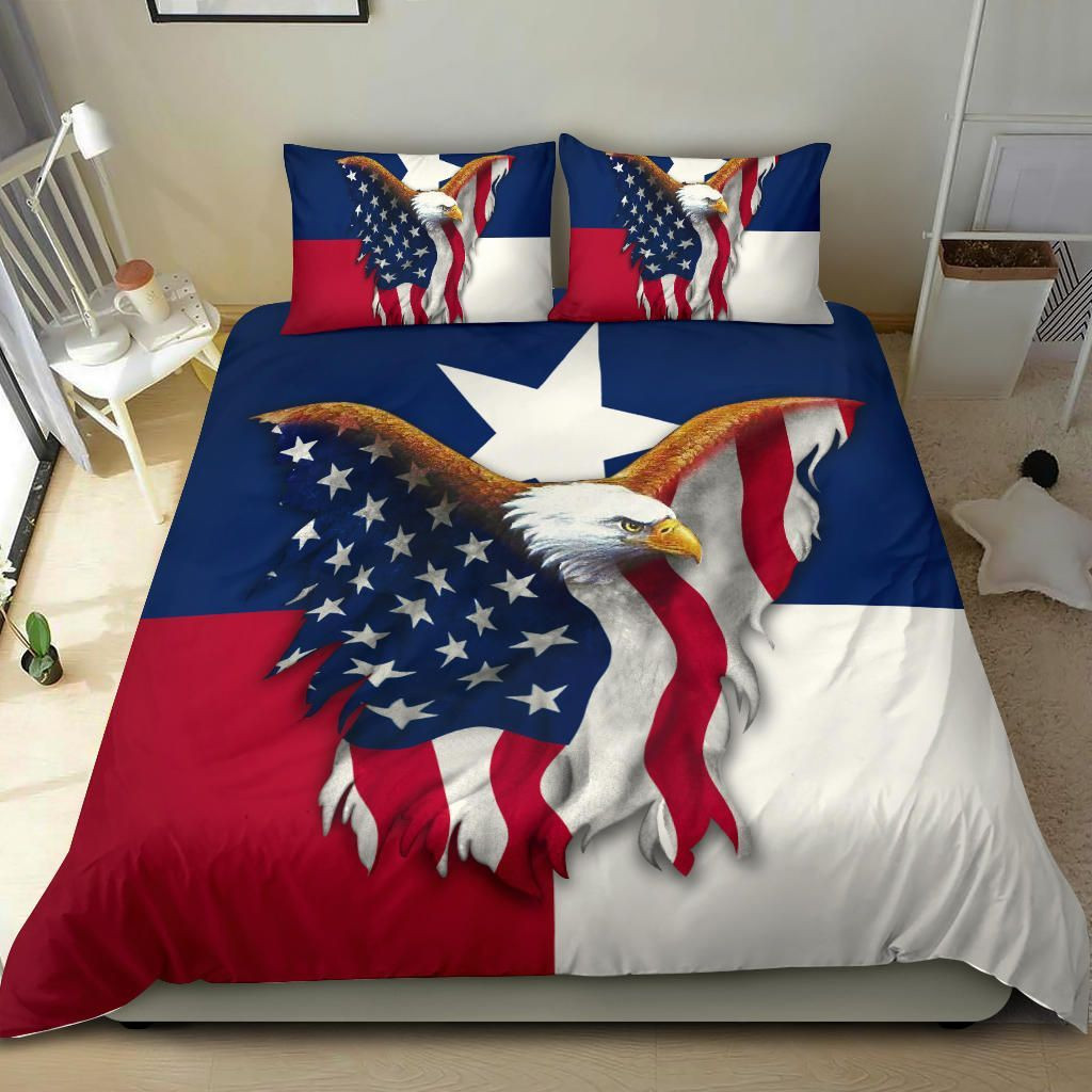 Eagle American Texas Flag Bedding Set Duvet Covers 4th Of July Veterans Day Gifts Eagle American Texas Flag Bedding Set Duvet Covers 4th Of July Veterans Day Gifts