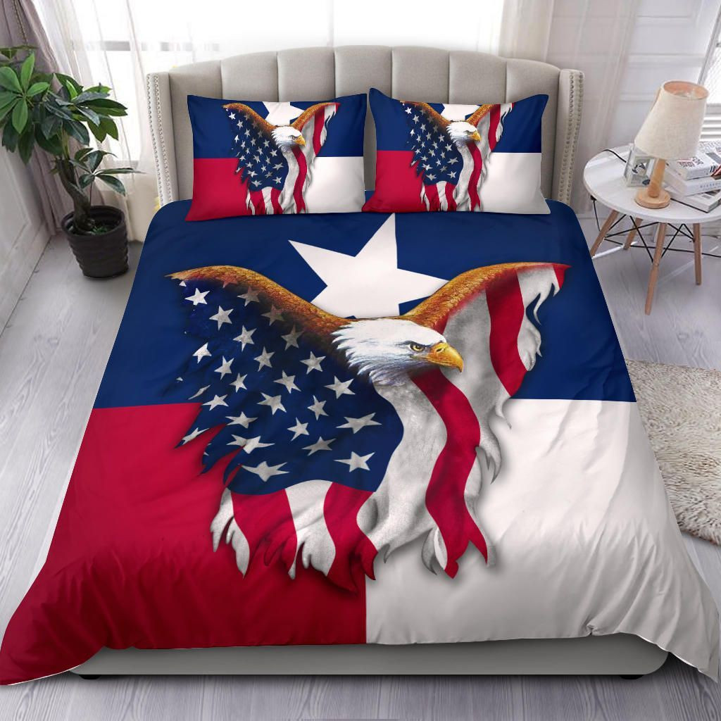 Eagle American Texas Flag Bedding Set Duvet Covers 4th Of July Veterans Day Gifts Eagle American Texas Flag Bedding Set Duvet Covers 4th Of July Veterans Day Gifts