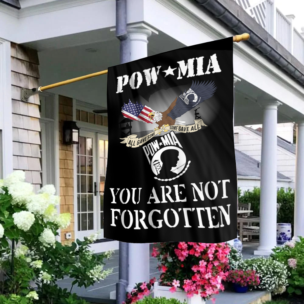 Eagle POW MIA You Are Not Forgotten Flag All Gave Some Some Gave All Veteran Decor Eagle POW MIA You Are Not Forgotten Flag All Gave Some Some Gave All Veteran Decor