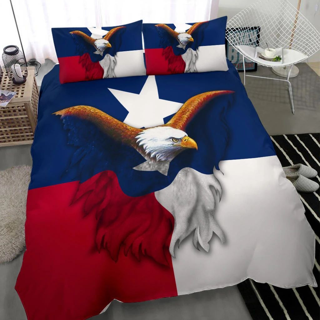 Eagle Texas Flag Duvet Covers Fourth Of July Bedding Set Veteran Gifts Bedroom Decor Eagle Texas Flag Duvet Covers Fourth Of July Bedding Set Veteran Gifts Bedroom Decor