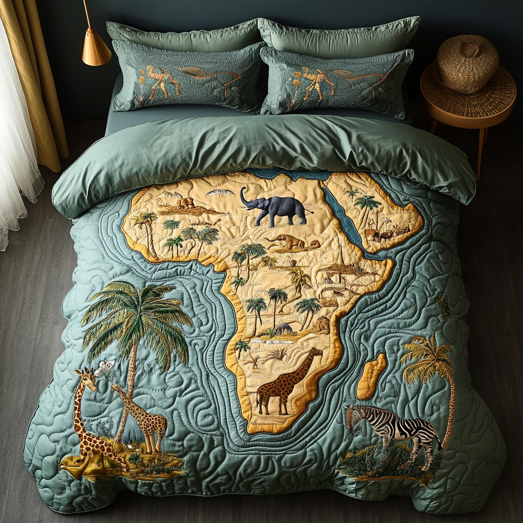 Earth Pulse Quilted Bedding Set Duvet Cover Merch Black Women Melanin Gifts Earth Pulse Quilted Bedding Set Duvet Cover Merch Black Women Melanin Gifts