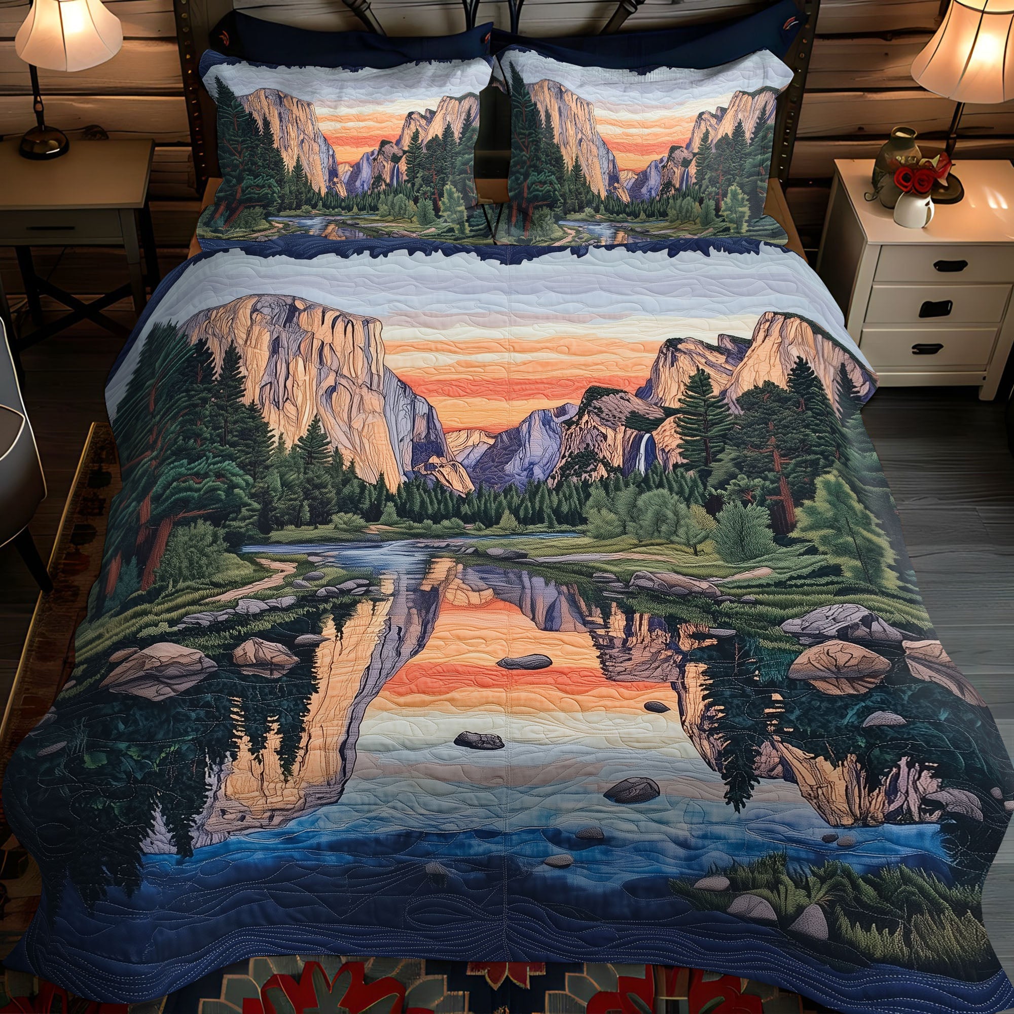 El Capitan Exploration Quilted Bedding Set Duvet Cover Bedspread Grandparent Xmas Gifts El Capitan Exploration Quilted Bedding Set Duvet Cover Bedspread Grandparent Xmas Gifts