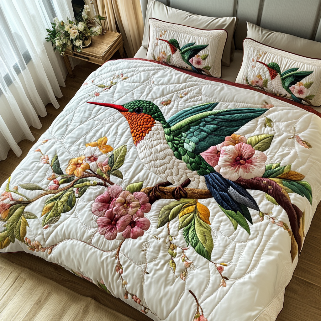 Elegant Hummingbird Quilted Bedding Set Duvet Cover Bedspread Hummingbird Stuff To Buy Elegant Hummingbird Quilted Bedding Set Duvet Cover Bedspread Hummingbird Stuff To Buy