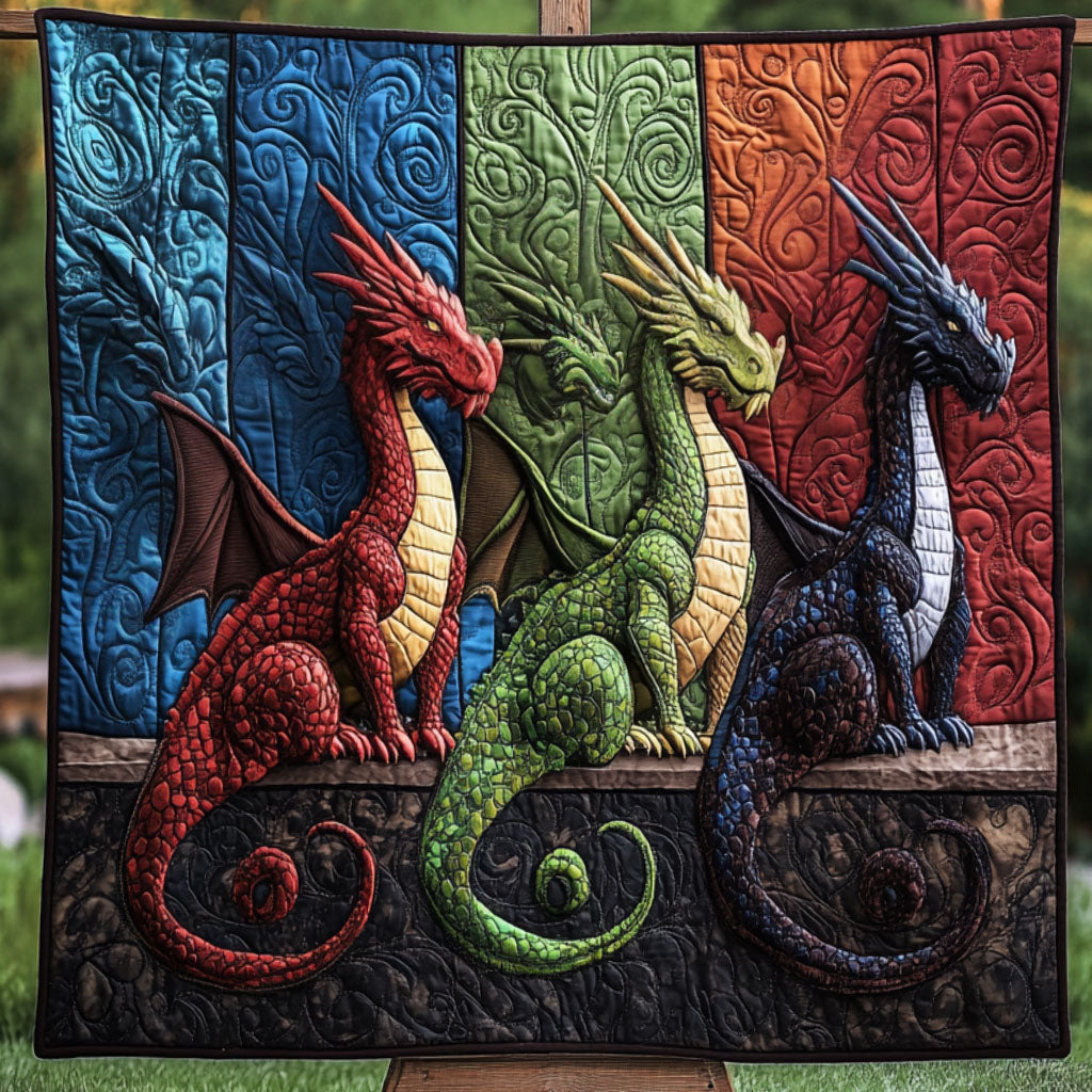 Elemental Guardians Quilted Blanket Sofa Throw Blanket Birthday Presents For Dragon Lovers Elemental Guardians Quilted Blanket Sofa Throw Blanket Birthday Presents For Dragon Lovers