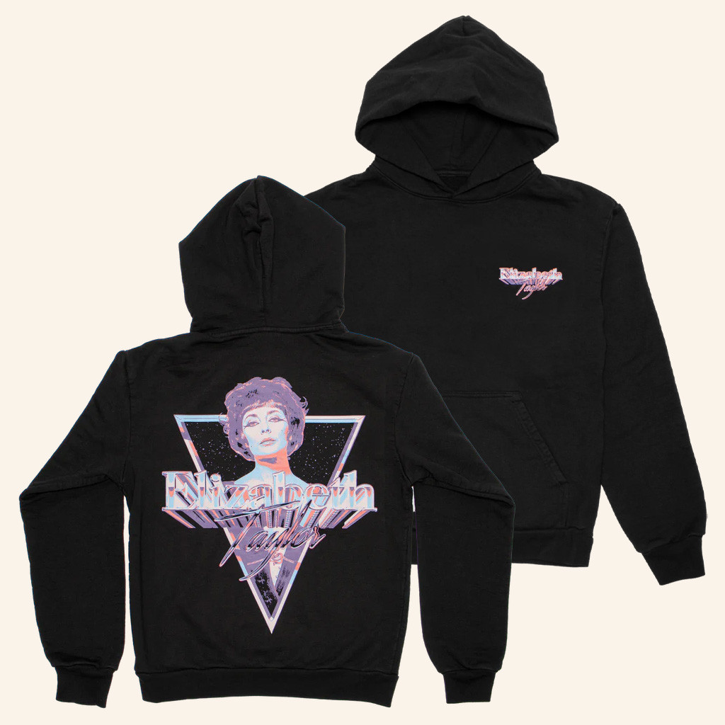 Elizabeth Taylor Merch Pyramid Black Hoodie Unique Christmas Gifts For Her Elizabeth Taylor Merch Pyramid Black Hoodie Unique Christmas Gifts For Her