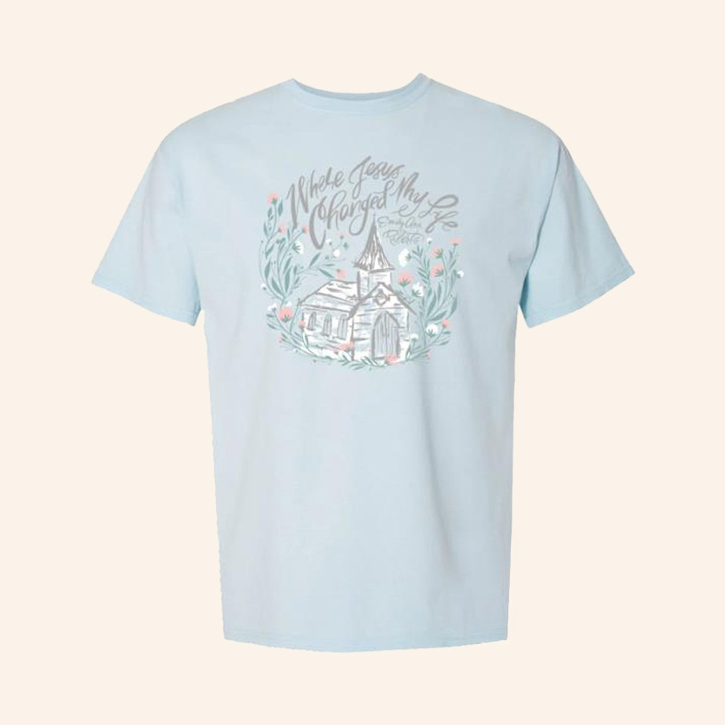 Emily Ann Merch Where Jesus Changed My Life T-Shirt Faith Gift For Friend Emily Ann Merch Where Jesus Changed My Life T-Shirt Faith Gift For Friend