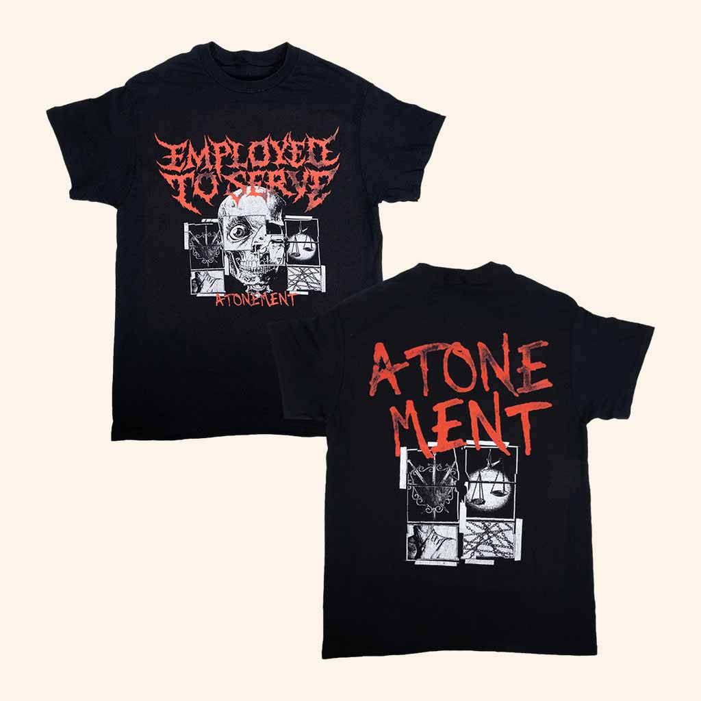Employed To Serve Merch Atonement Black Shirt Gift Ideas For Music Lovers Employed To Serve Merch Atonement Black Shirt Gift Ideas For Music Lovers