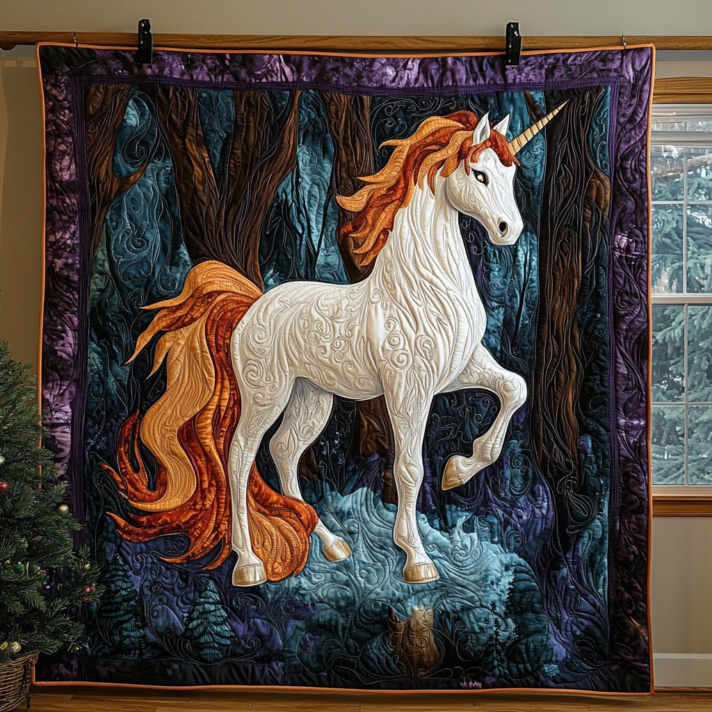 Enchanted Unicorn Quilted Blanket Nice Throw Blanket Unicorn Gifts For Women