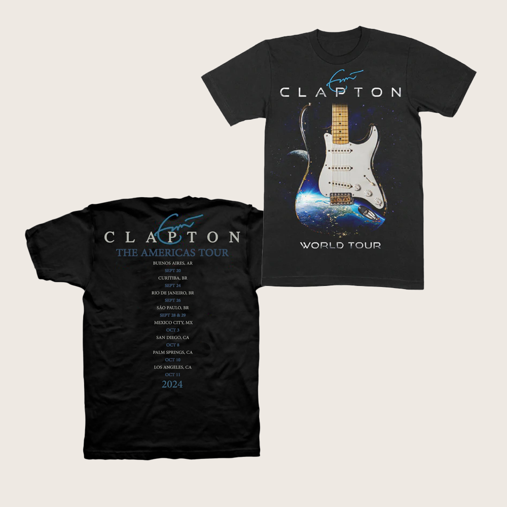 Eric Clapton Merch Blackie World Tour 2025 Shirt Music Lover Gift Ideas For Him Eric Clapton Merch Blackie World Tour 2025 Shirt Music Lover Gift Ideas For Him
