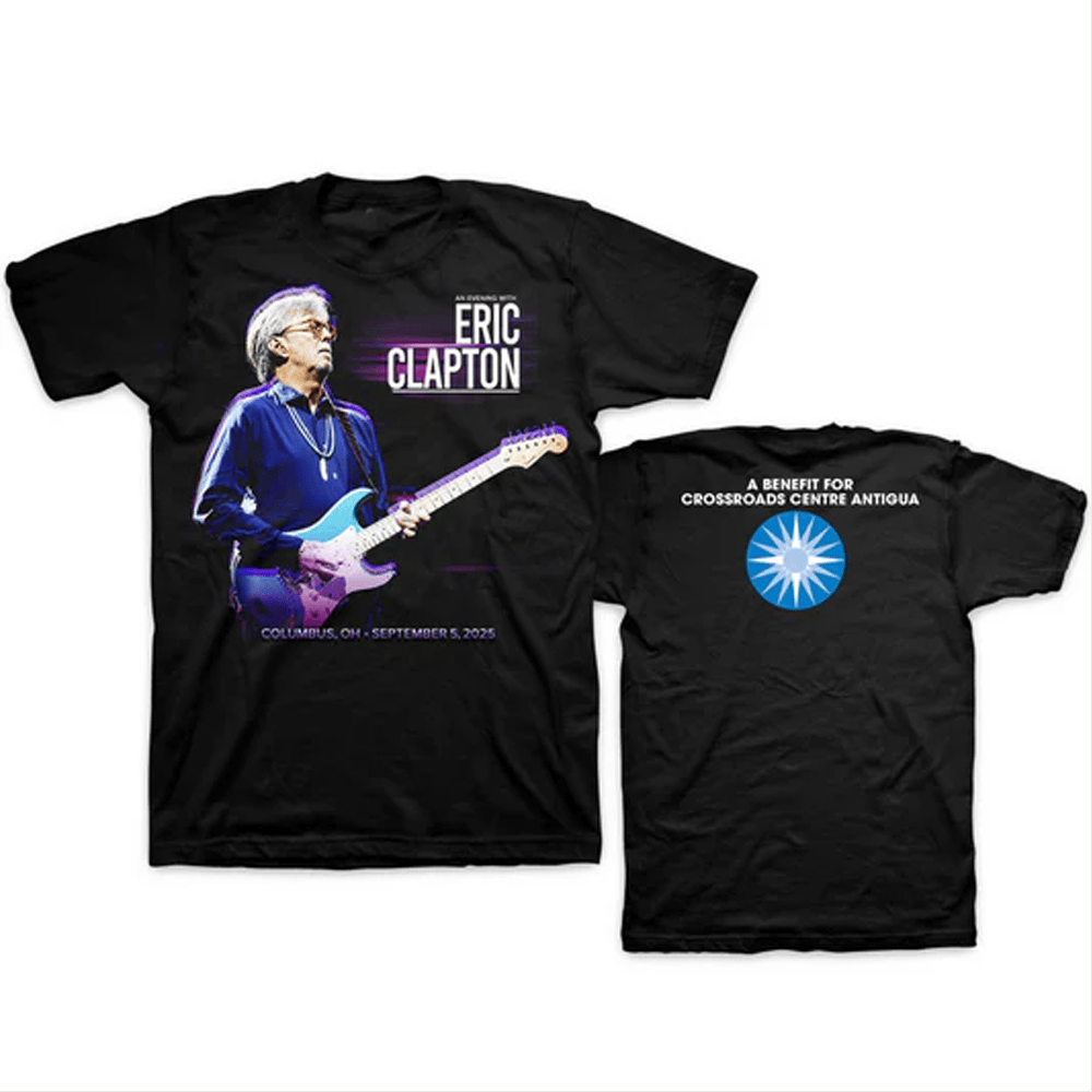 Eric Clapton Merch Crossroads Benefit Columbus 2025 Shirt Music Lover Gifts For Him Eric Clapton Merch Crossroads Benefit Columbus 2025 Shirt Music Lover Gifts For Him