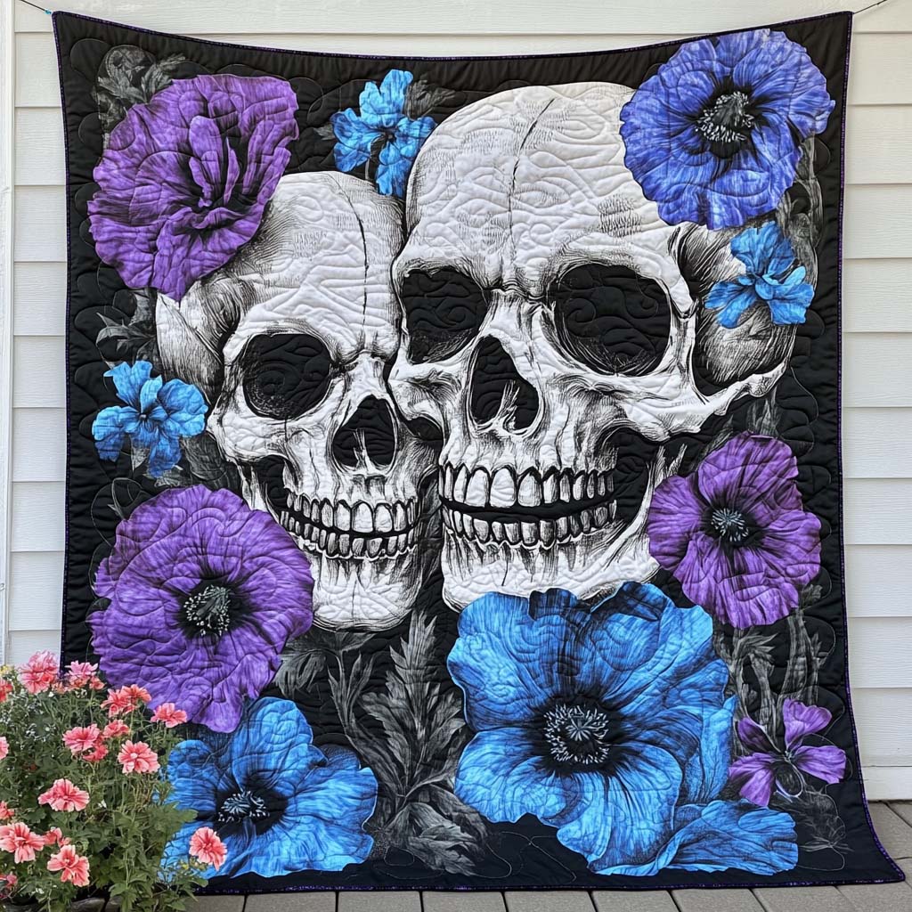 Eternal Bond Quilted Blanket Nice Throw Blanket Unique Skull Gifts Eternal Bond Quilted Blanket Nice Throw Blanket Unique Skull Gifts