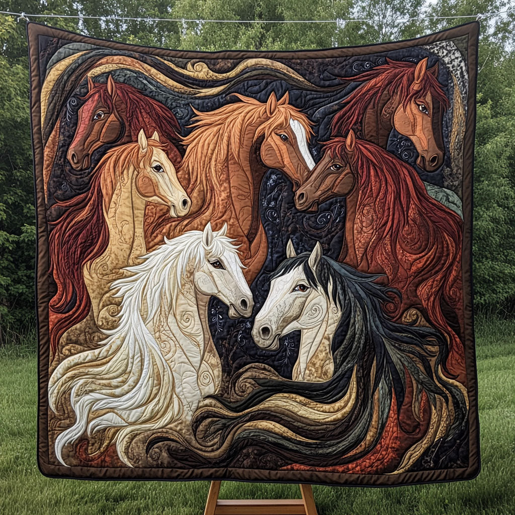 Eternal Gallop Quilted Blanket Sofa Throw Blanket Useful Gifts For Horse Owners Eternal Gallop Quilted Blanket Sofa Throw Blanket Useful Gifts For Horse Owners
