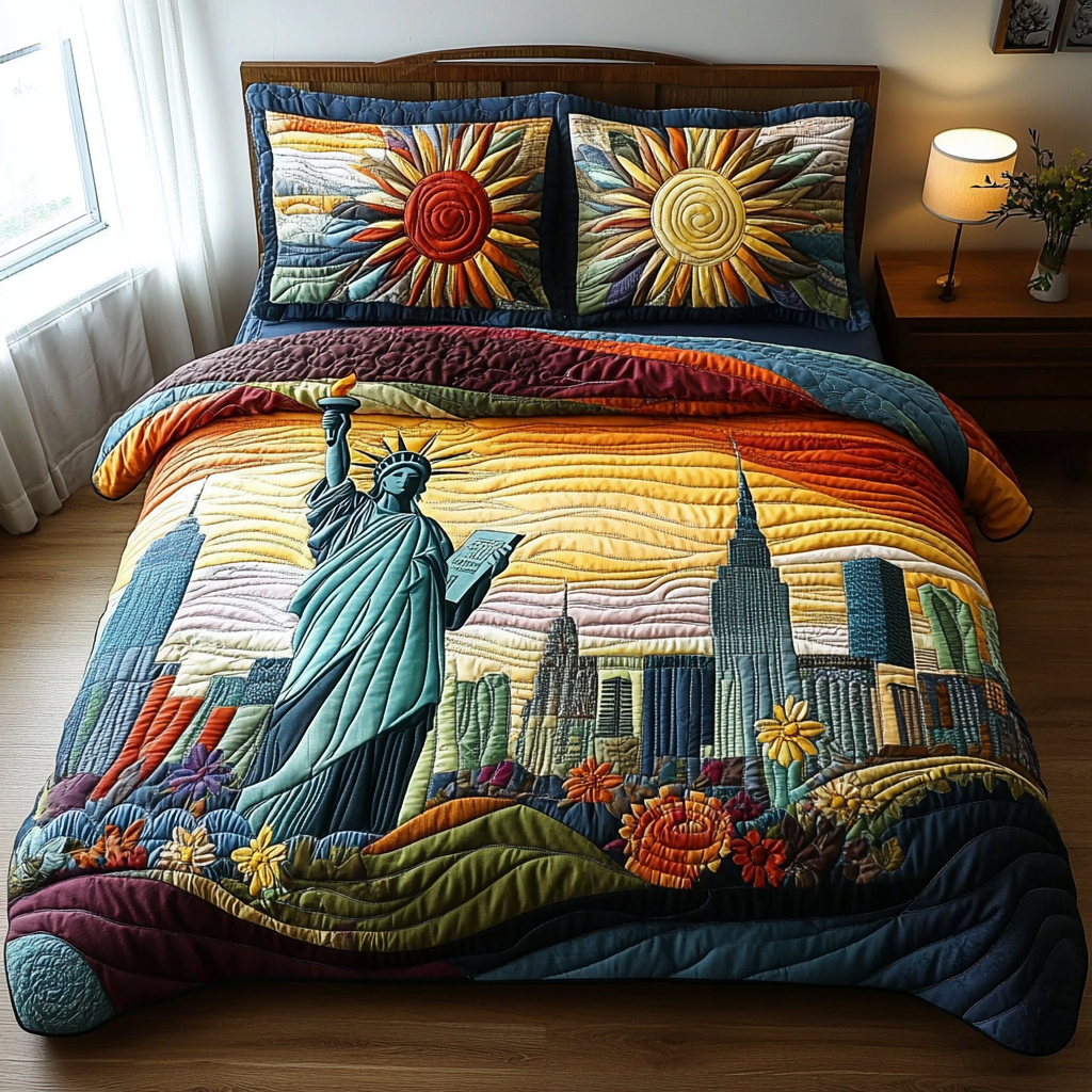 Eternal Statue of Liberty Quilted Bedding Set Duvet Cover Bedspread Things To Get Your Brother For Christmas Eternal Statue of Liberty Quilted Bedding Set Duvet Cover Bedspread Things To Get Your Brother For Christmas