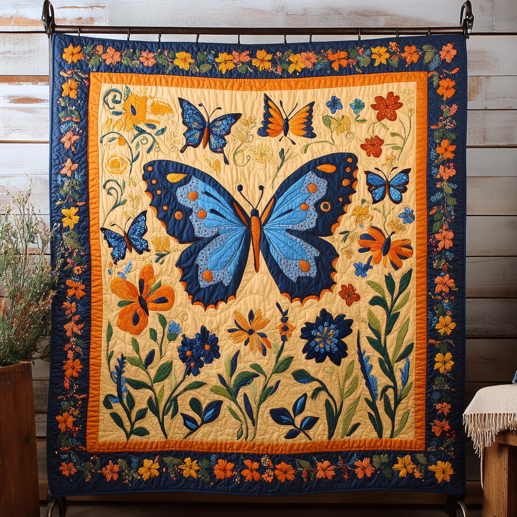 Ethereal Wings Quilted Blanket Cute Colorful Blanket Gifts For Butterfly Lovers Ethereal Wings Quilted Blanket Cute Colorful Blanket Gifts For Butterfly Lovers