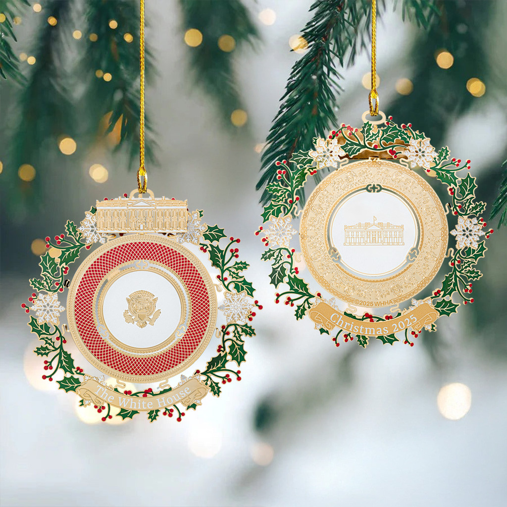 Exclusive 2025 White House Christmas Ornament White House Ornament Patriotic Xmas Decor Exclusive 2025 White House Christmas Ornament White House Ornament Patriotic Xmas Decor