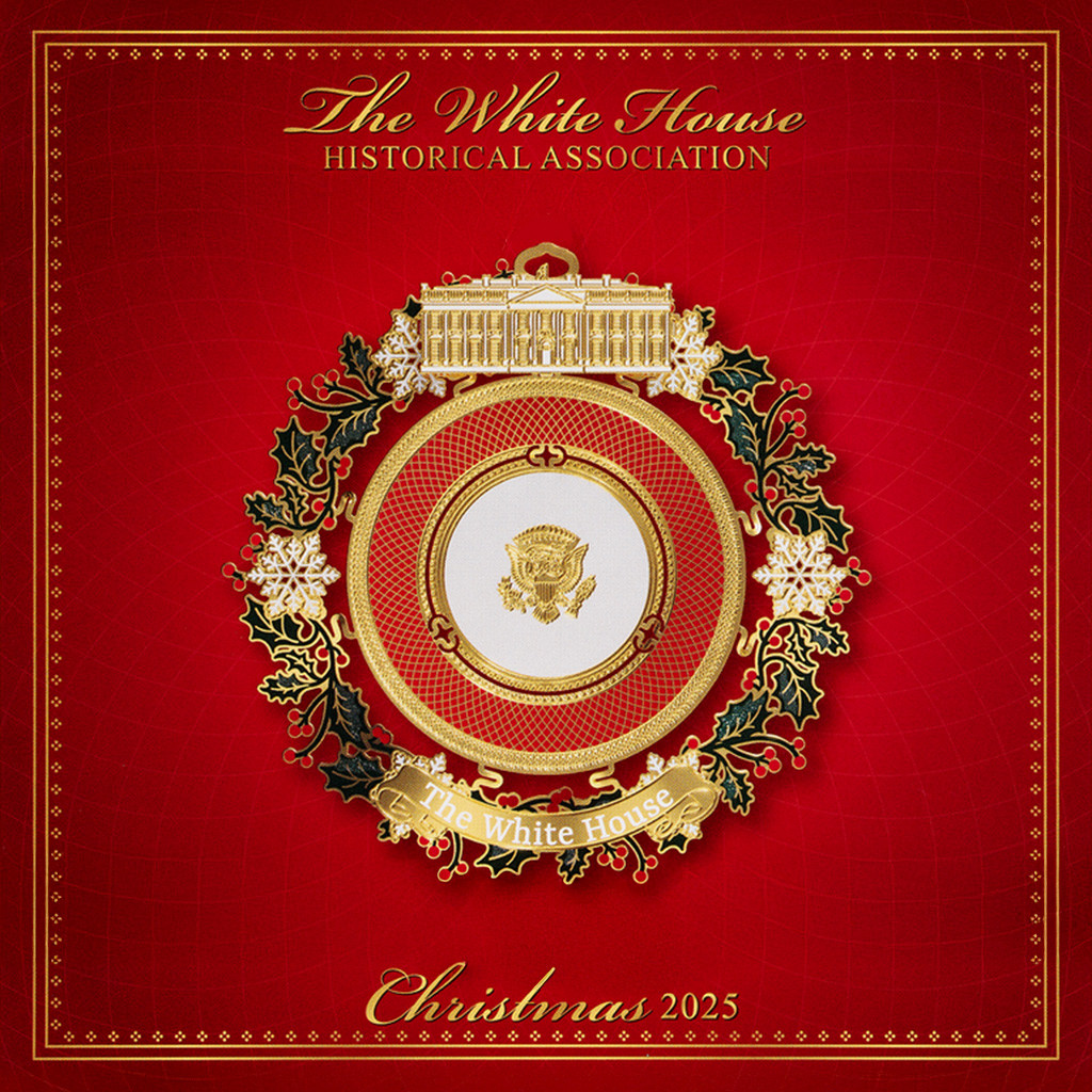 Exclusive 2025 White House Christmas Ornament White House Shop Decoration Patriotic Merchandise Exclusive 2025 White House Christmas Ornament White House Shop Decoration Patriotic Merchandise