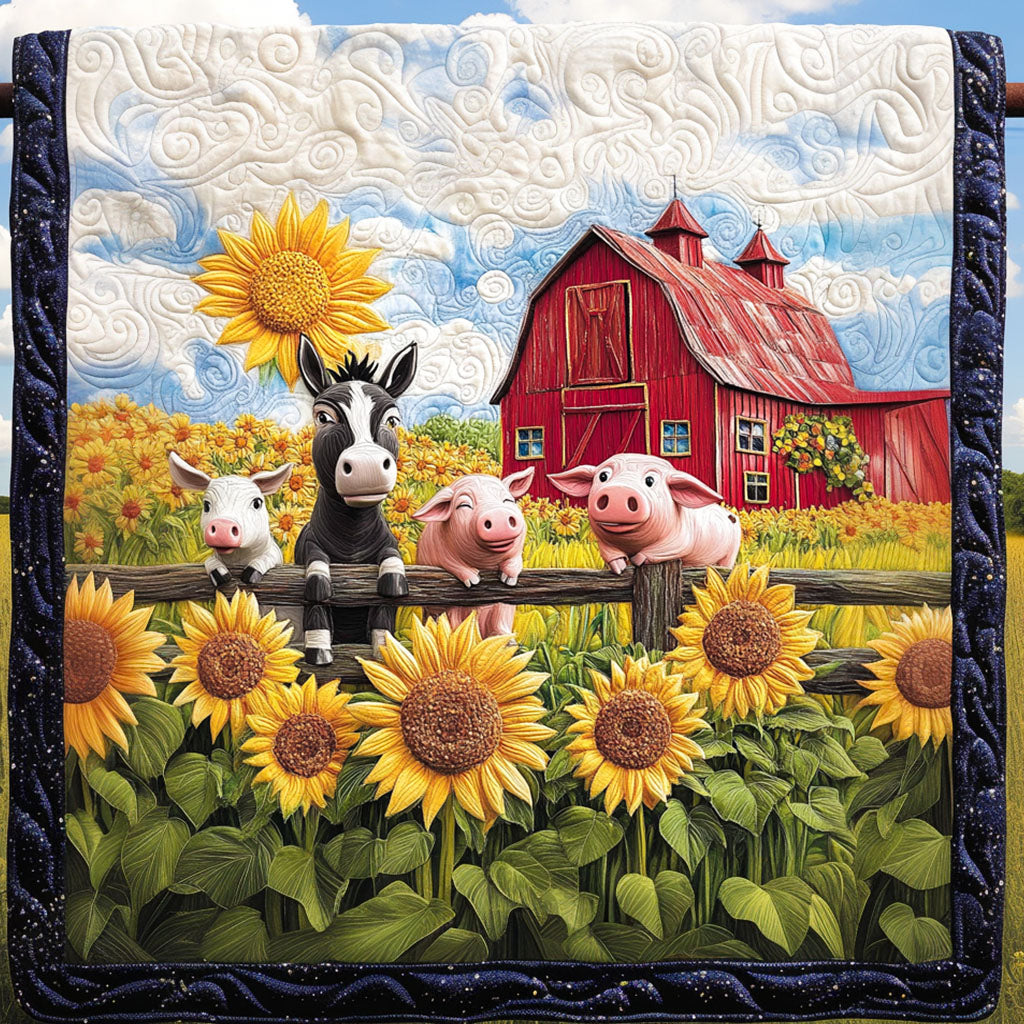 Farmyard Pals Quilted Blanket Cute Throw Blanket Best Christmas Gifts For Your Girlfriend Farmyard Pals Quilted Blanket Cute Throw Blanket Best Christmas Gifts For Your Girlfriend