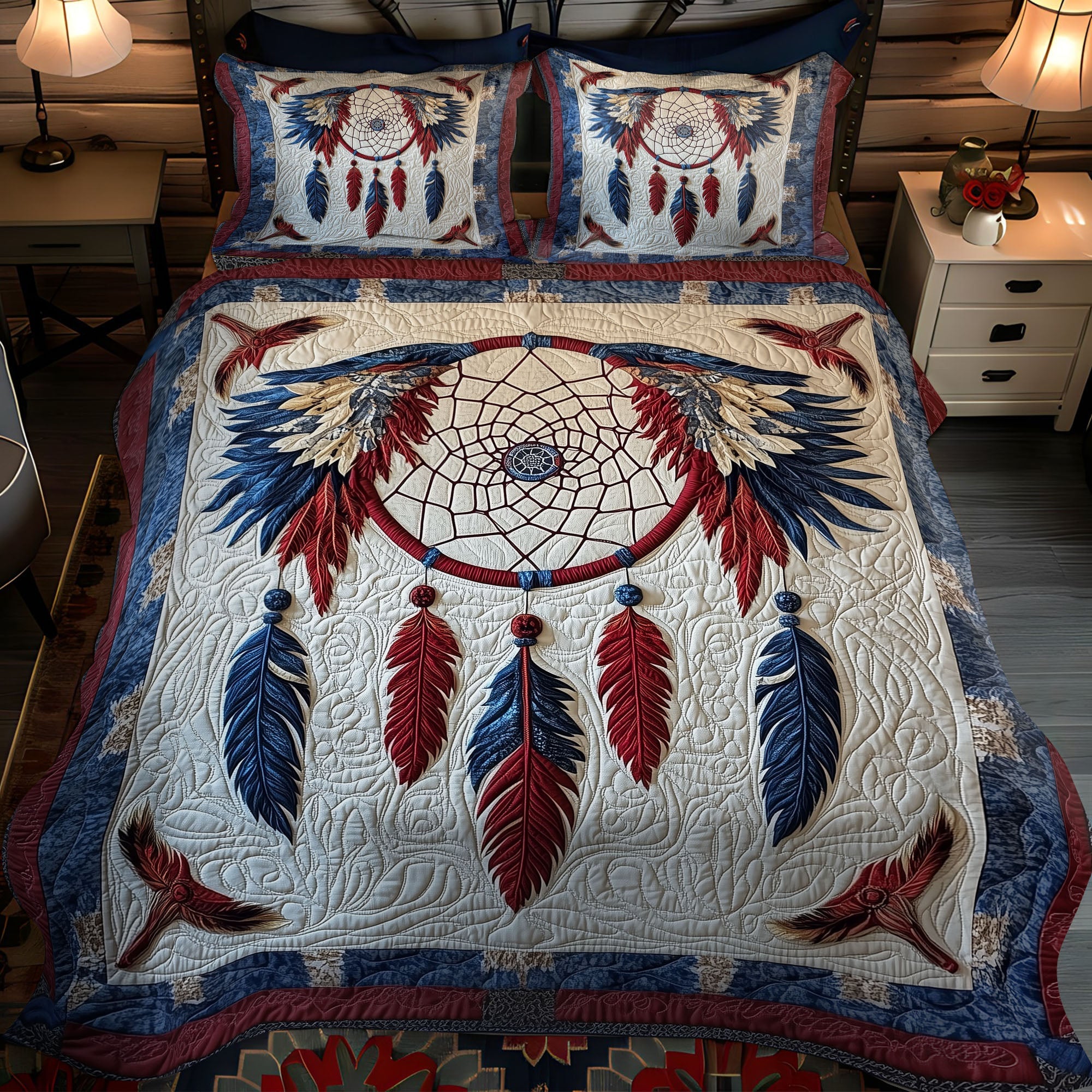 Feather Dance Quilted Bedding Set Duvet Cover Merch Native American Gifts Feather Dance Quilted Bedding Set Duvet Cover Merch Native American Gifts