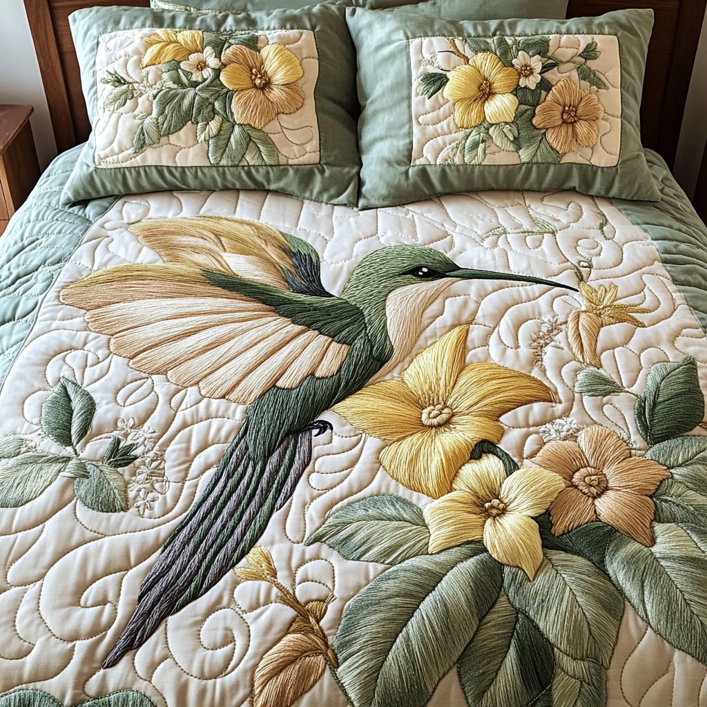 Feather Flight Quilted Bedding Set Duvet Cover Merch Best Hummingbird Gifts For Christmas Feather Flight Quilted Bedding Set Duvet Cover Merch Best Hummingbird Gifts For Christmas