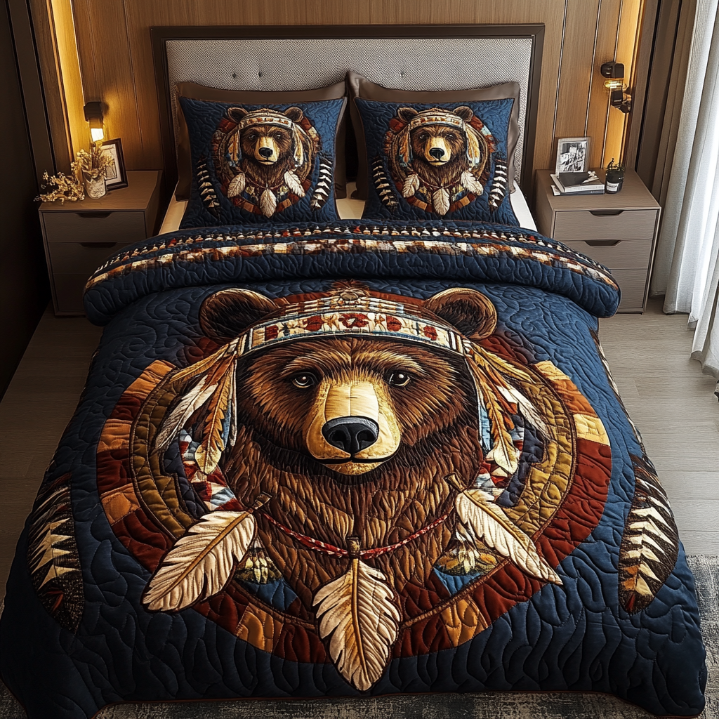 Feathered Strength Quilted Bedding Set Duvet Cover Merch Best Gifts For Grandpa Feathered Strength Quilted Bedding Set Duvet Cover Merch Best Gifts For Grandpa