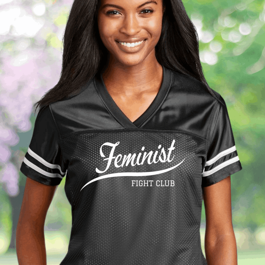 Feminist Fight Club Football Jersey Women's Rights Jersey Gifts For Daughter Feminist Fight Club Football Jersey Women's Rights Jersey Gifts For Daughter