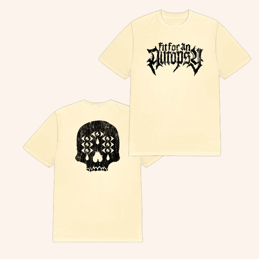 Fit For An Autopsy Merch Skull 7 Eyes T-Shirt Music Related Gifts For Guys Fit For An Autopsy Merch Skull 7 Eyes T-Shirt Music Related Gifts For Guys