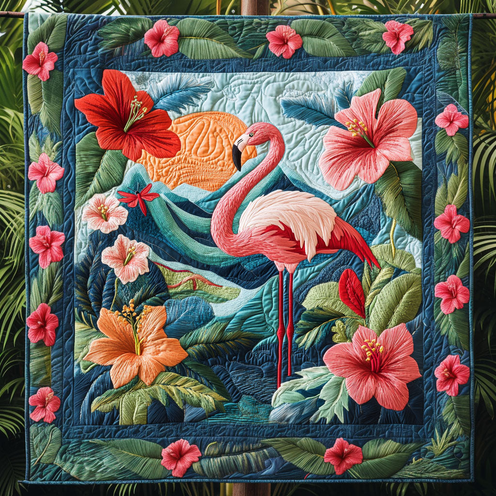 Flamingo Dreams Quilted Blanket Cute Colorful Blanket Cool Flamingo Gifts Christmas Flamingo Dreams Quilted Blanket Cute Colorful Blanket Cool Flamingo Gifts Christmas
