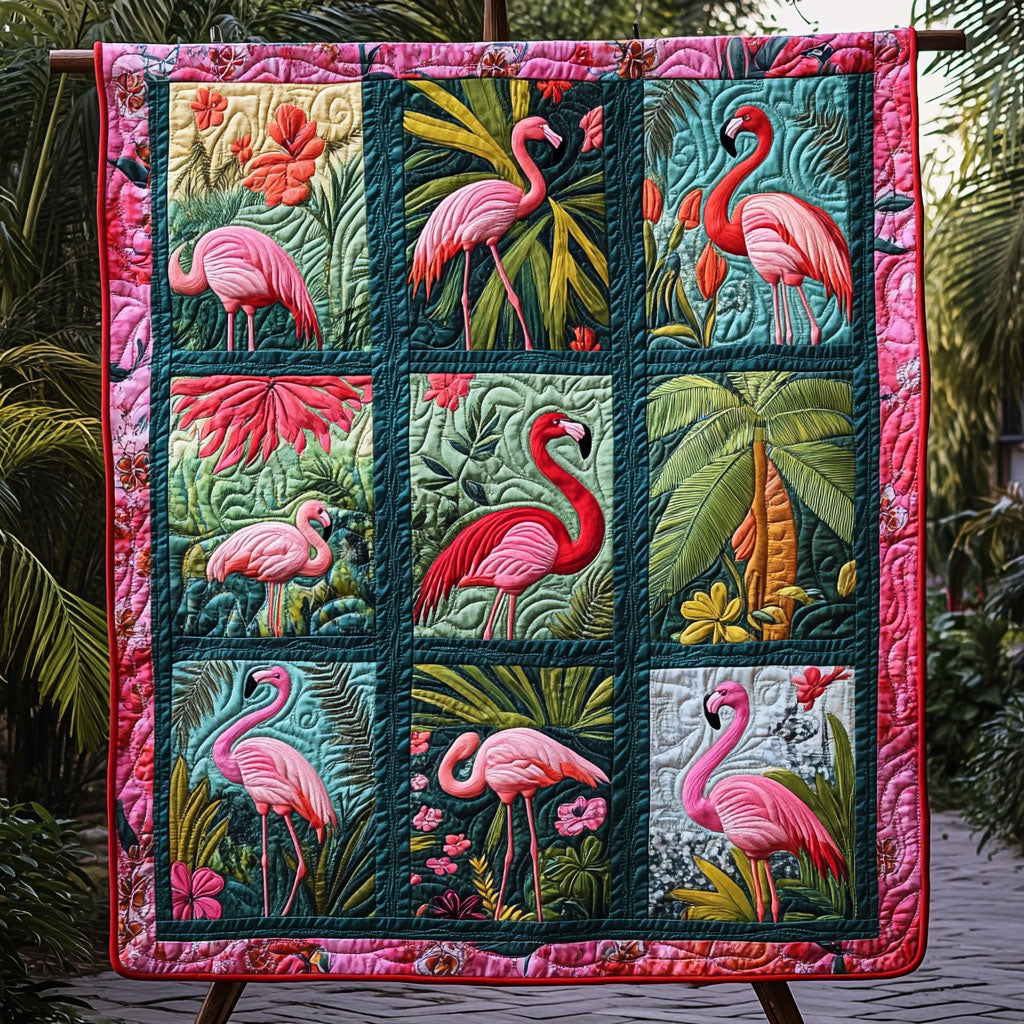 Flamingo Haven Quilted Blanket Cute Colorful Blanket Cute Flamingo Stuff Christmas Flamingo Haven Quilted Blanket Cute Colorful Blanket Cute Flamingo Stuff Christmas