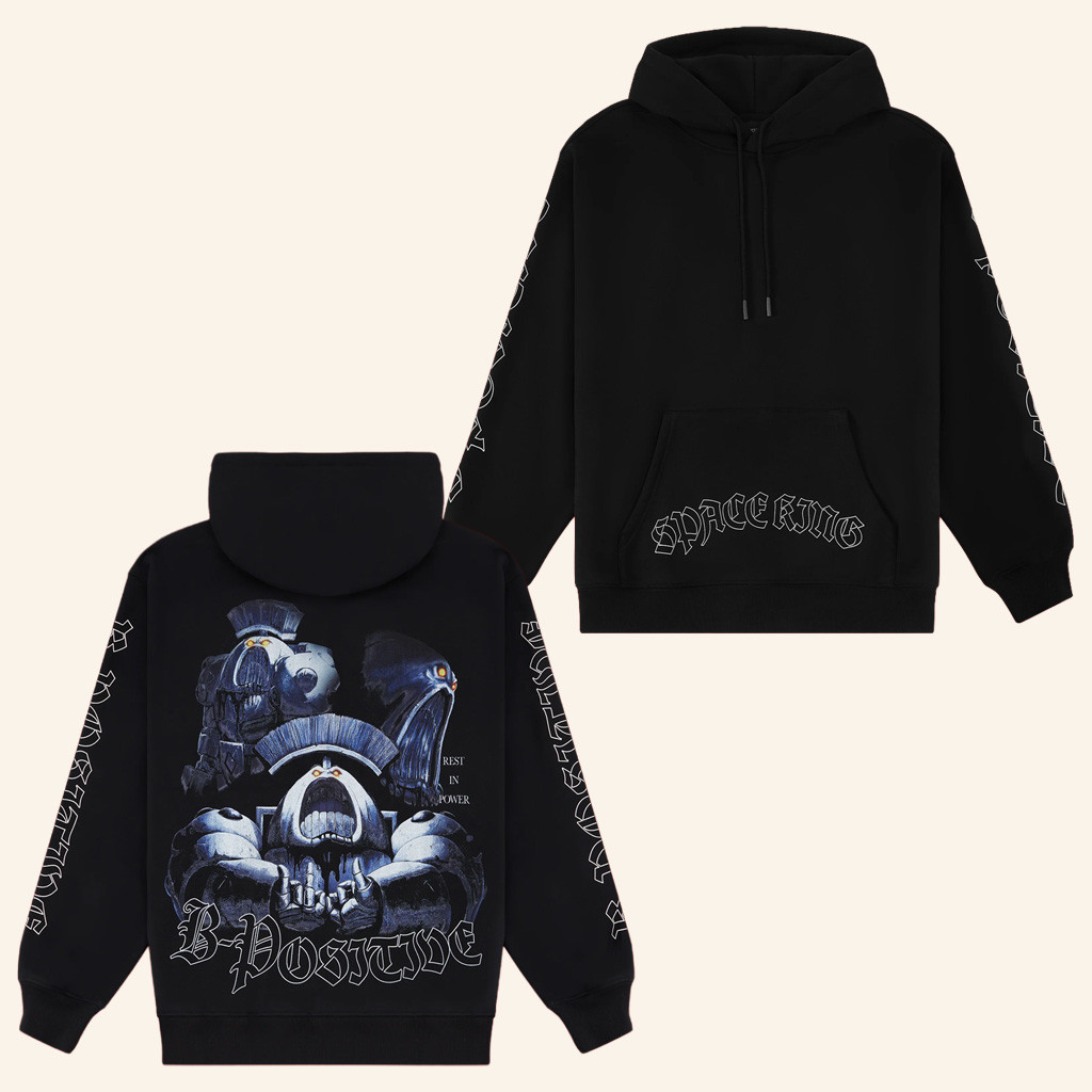 Flashgitz Merch B-Positive Hoodie Space King Merch Christmas Gifts For Husband Flashgitz Merch B-Positive Hoodie Space King Merch Christmas Gifts For Husband