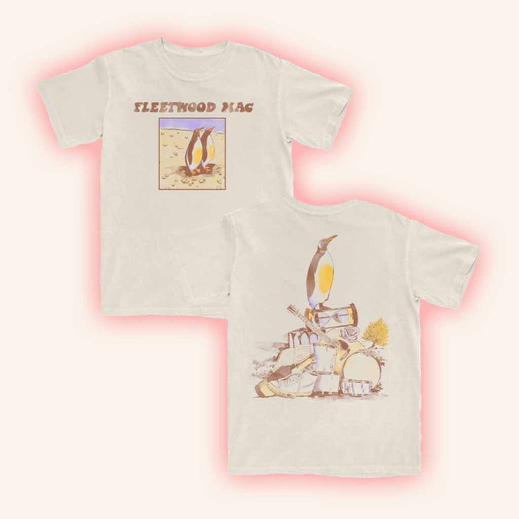 Fleetwood Mac Merch Penguins T-Shirt Unique Gifts For Music Lovers