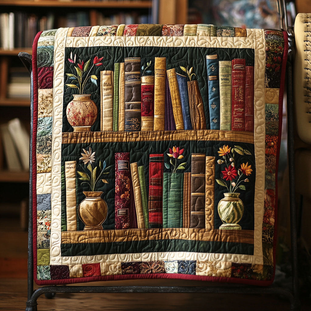 Floral Bookends Quilted Blanket Cute Throw Blanket Book Lovers Gifts For Boyfriend Floral Bookends Quilted Blanket Cute Throw Blanket Book Lovers Gifts For Boyfriend