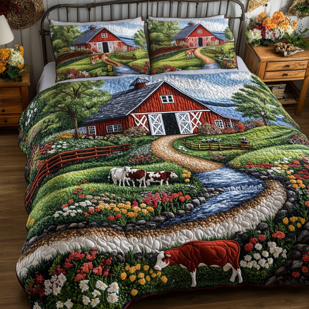 Floral Escape Quilted Bedding Set Duvet Cover Bedspread Funny Tractor Gifts Floral Escape Quilted Bedding Set Duvet Cover Bedspread Funny Tractor Gifts