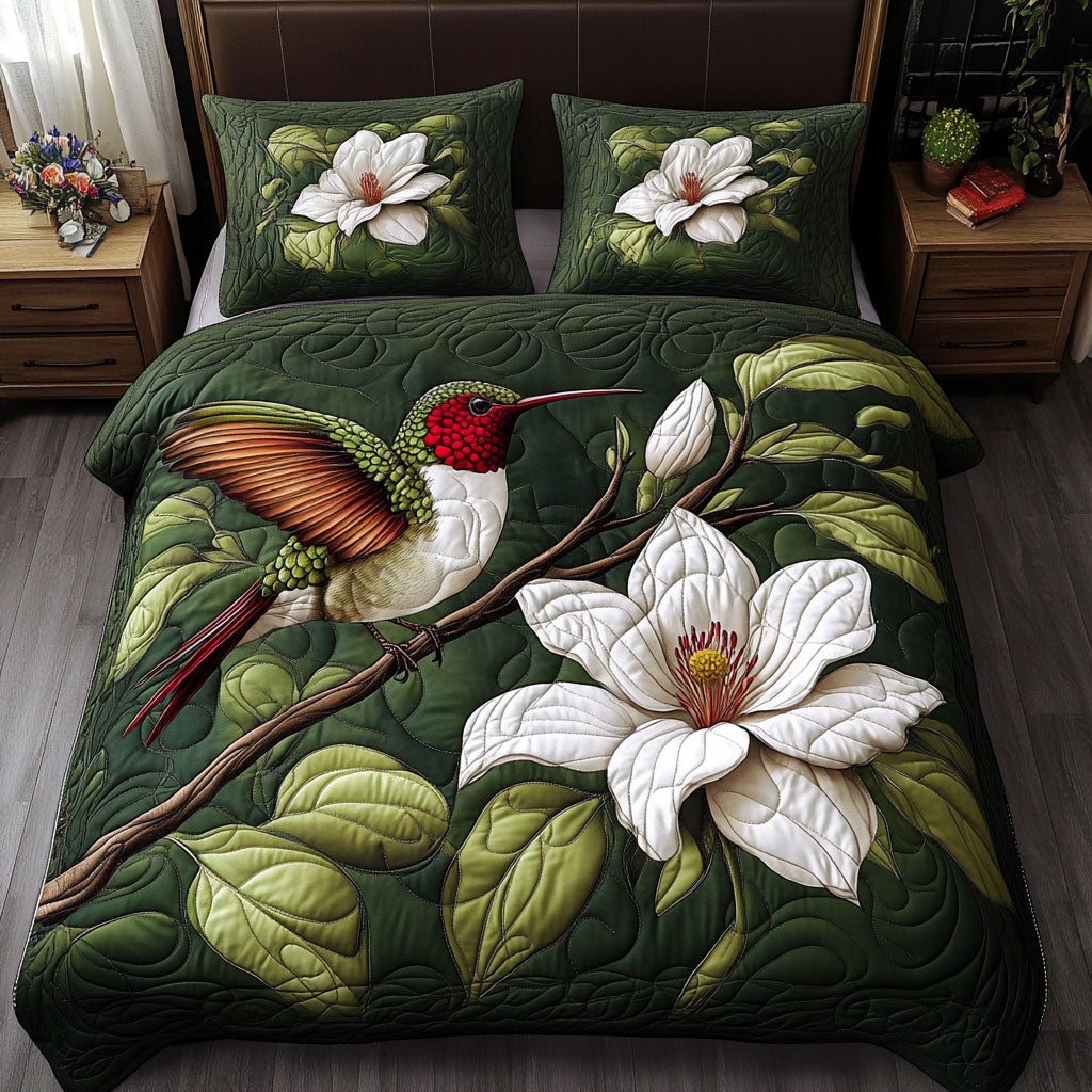 Floral Hummingbird Quilted Bedding Set Duvet Cover Bedspread Hummingbird Gifts For Him Floral Hummingbird Quilted Bedding Set Duvet Cover Bedspread Hummingbird Gifts For Him