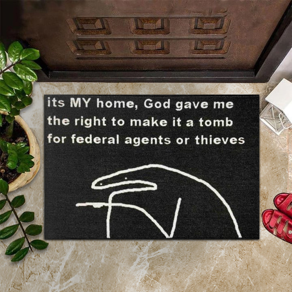 Flork Of Cows Doormat Funny Mat Its My Home God Gave Me The Right To Make It A Tomb For Thieves Flork Of Cows Doormat Funny Mat Its My Home God Gave Me The Right To Make It A Tomb For Thieves