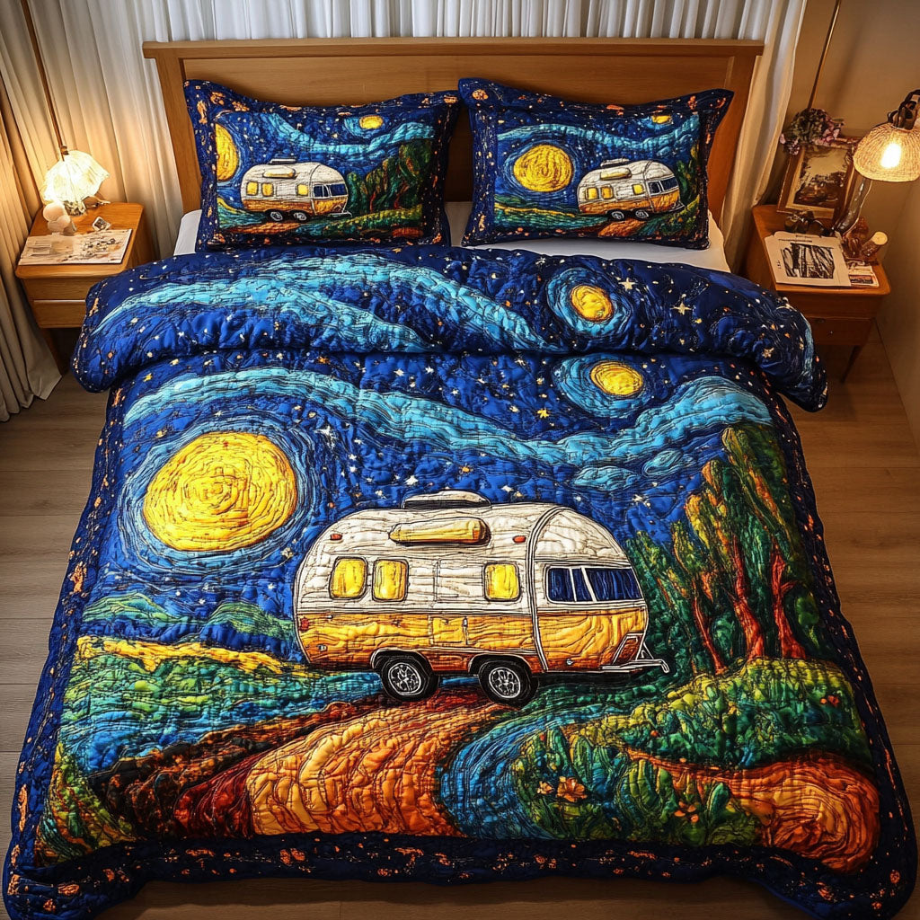 Forest Escape Quilted Bedding Set Duvet Cover Bedspread Unique Camping Gifts Forest Escape Quilted Bedding Set Duvet Cover Bedspread Unique Camping Gifts