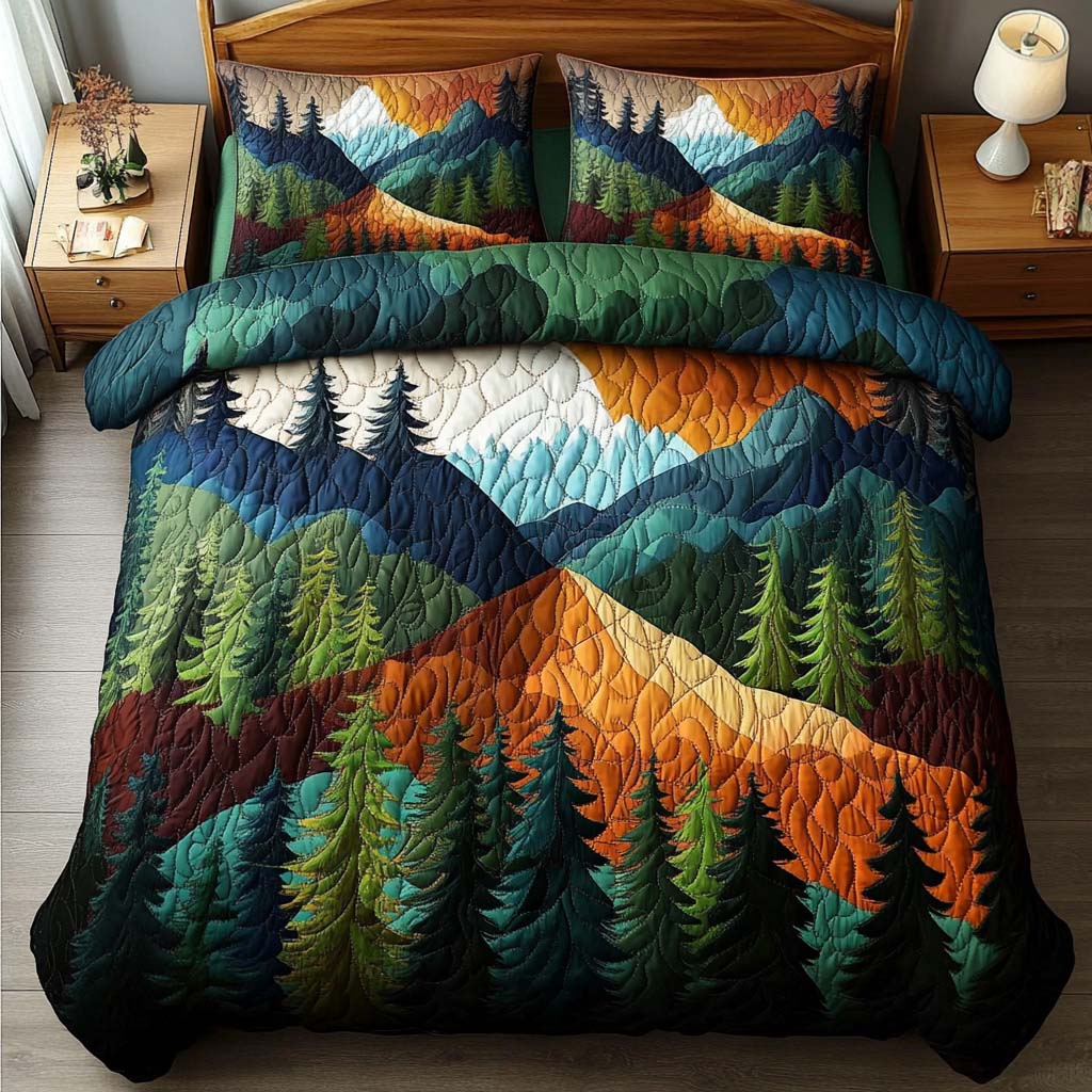 Forest Haven Quilted Bedding Set Duvet Cover Merch Gifts To Give Mother In Law For Christmas Forest Haven Quilted Bedding Set Duvet Cover Merch Gifts To Give Mother In Law For Christmas
