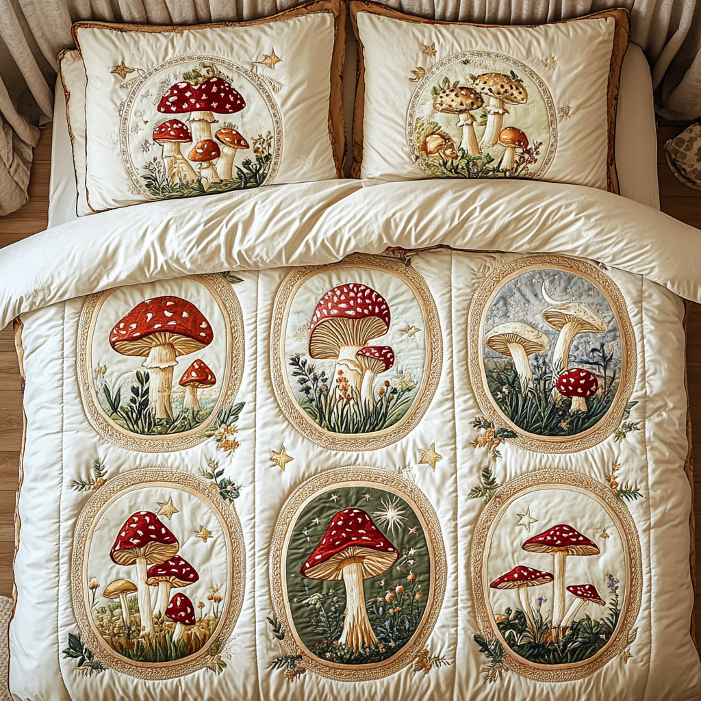 Forest Shrooms Quilted Bedding Set Duvet Cover Bedspreads Gifts To Get Mother In Law For Christmas Forest Shrooms Quilted Bedding Set Duvet Cover Bedspreads Gifts To Get Mother In Law For Christmas