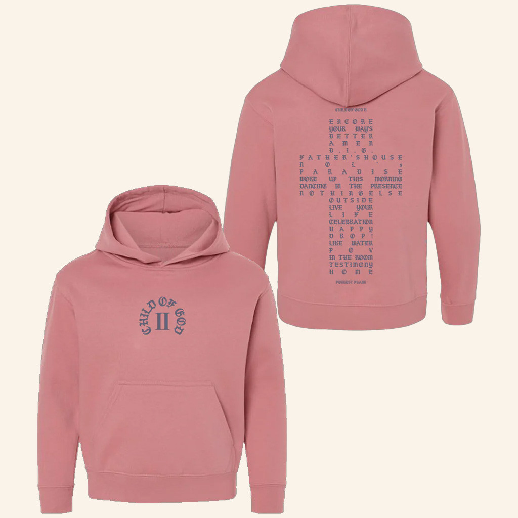 Forrest Frank Merch Child Of God II Tracklist Cross Hoodie Gift For Christian Forrest Frank Merch Child Of God II Tracklist Cross Hoodie Gift For Christian
