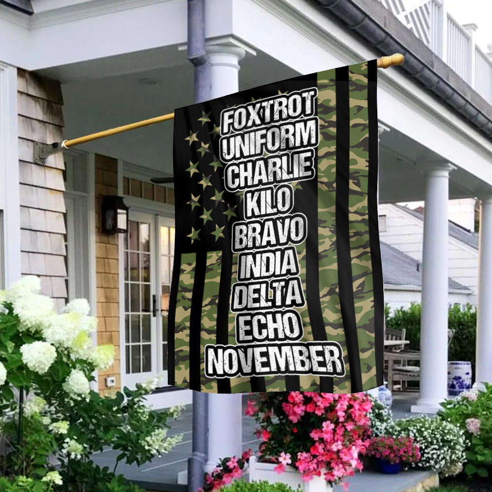 Foxtrot Uniform Charlie Kilo Bravo India Delta Echo November Flag Camo Funny FJB Flag Foxtrot Uniform Charlie Kilo Bravo India Delta Echo November Flag Camo Funny FJB Flag