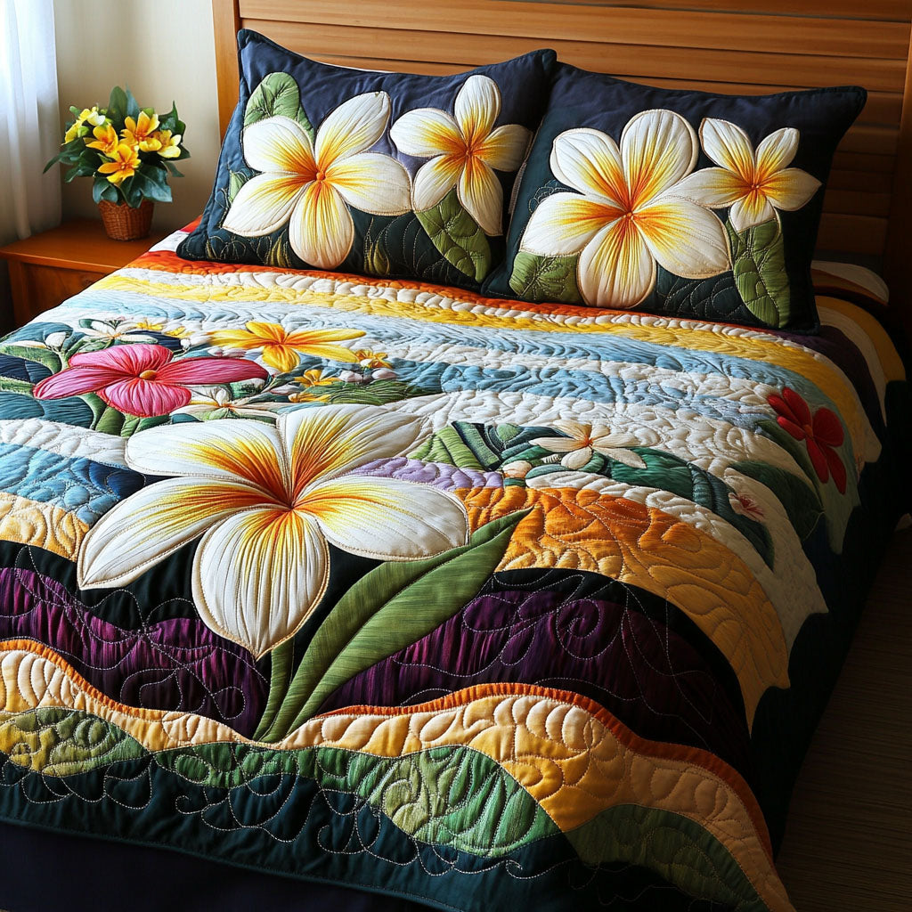 Fragrant Escape Quilted Bedding Set Duvet Cover Bed Sheet Set Flower Presents For Her Fragrant Escape Quilted Bedding Set Duvet Cover Bed Sheet Set Flower Presents For Her