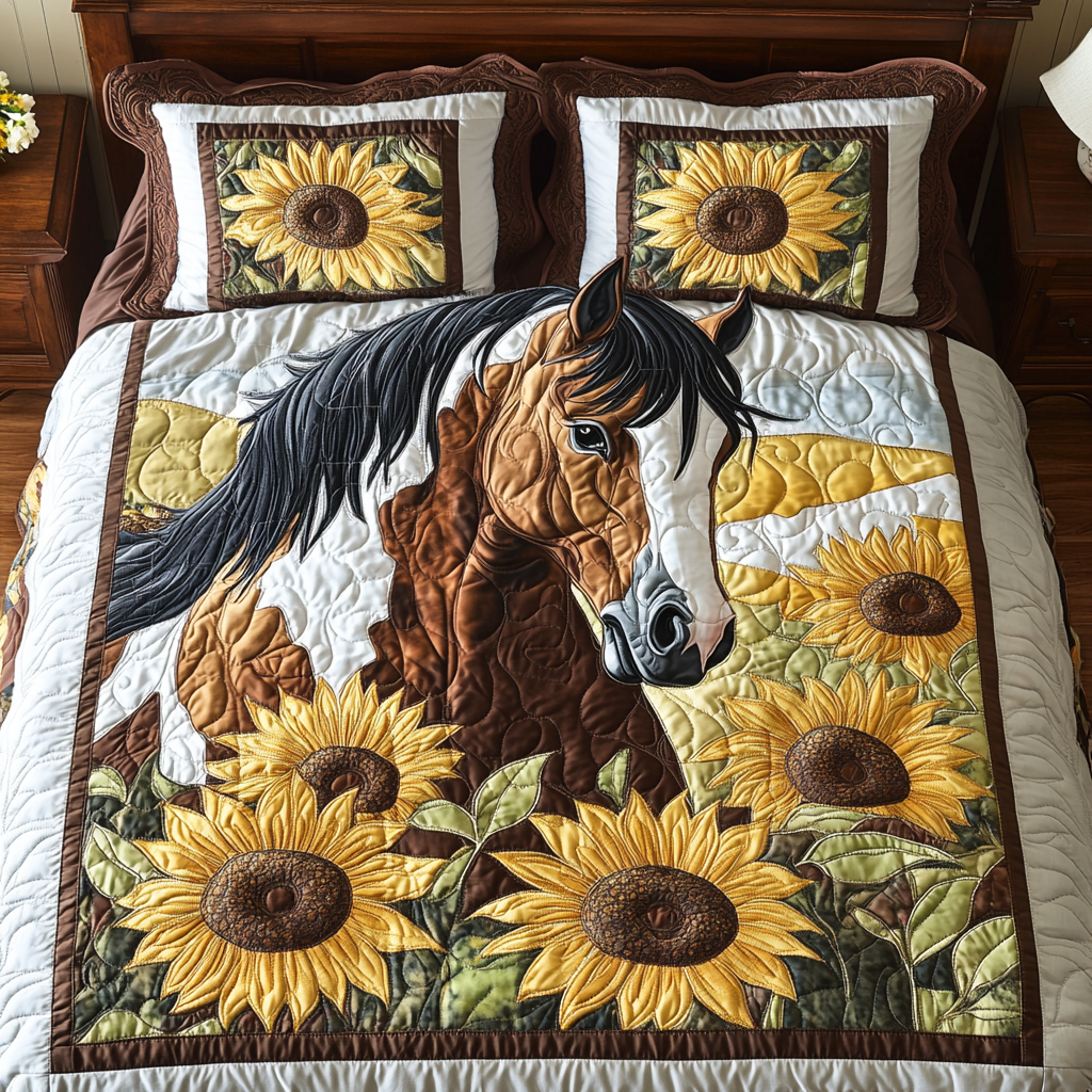 Free Spirit Quilted Bedding Set Duvet Cover Bedspread Gift Ideas For Horse Owners Free Spirit Quilted Bedding Set Duvet Cover Bedspread Gift Ideas For Horse Owners