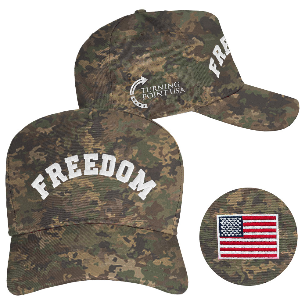 Freedom Charlie Kirk Hat Turning Point USA Merch Camo Embroidered Charlie Kirk MAGA Hat Freedom Charlie Kirk Hat Turning Point USA Merch Camo Embroidered Charlie Kirk MAGA Hat