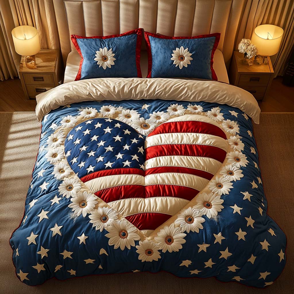 Freedom Embraced Quilted Bedding Set Duvet Cover Bedspreads Patriotic Mothers Day Gifts Freedom Embraced Quilted Bedding Set Duvet Cover Bedspreads Patriotic Mothers Day Gifts